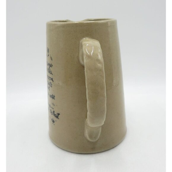 Stoneware Jug With Cocoa Recipe Pearsons Chesterfield England 7" Tall - Picture 5 of 10